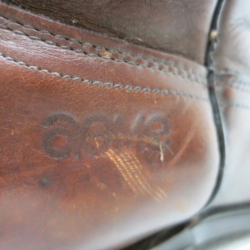 ACME Leather Western Biker Riding Glove Leather Boots Footwear Made in USA 8.5